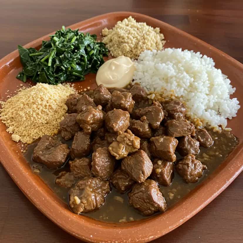 Foto deliciosa de Picadinho de Filé Mignon ao Molho Rôti pronta para servir - Carnes & Frango