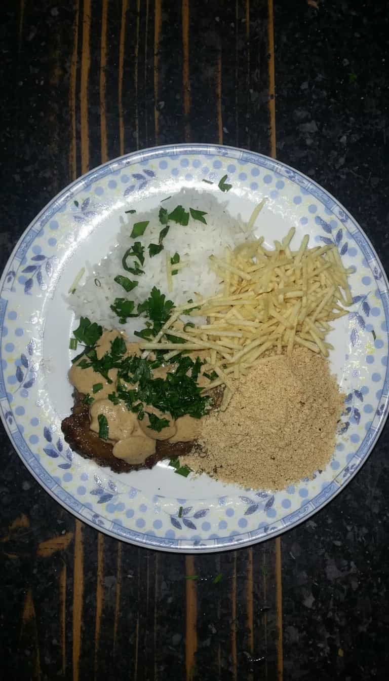 Picanha ao Molho de Cogumelos e Conhaque