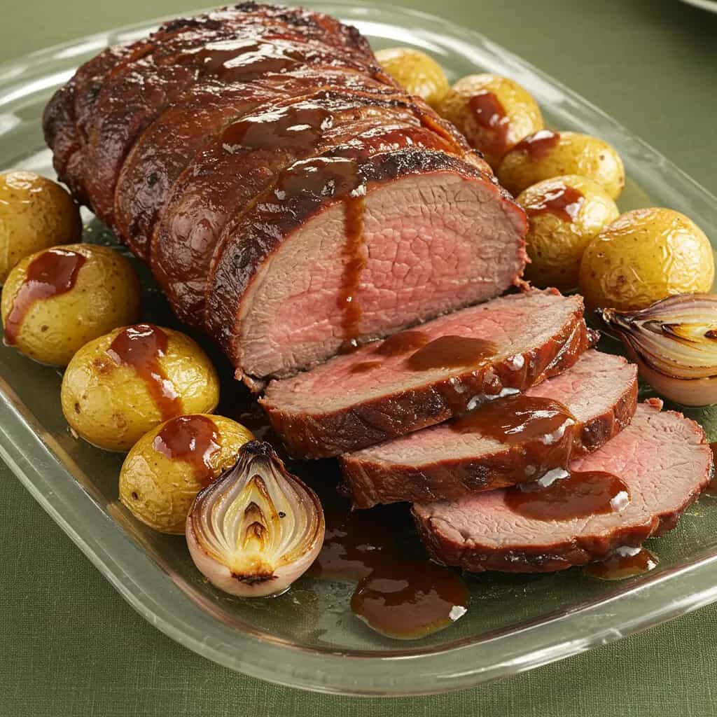 Picanha assada com Molho de Cerveja