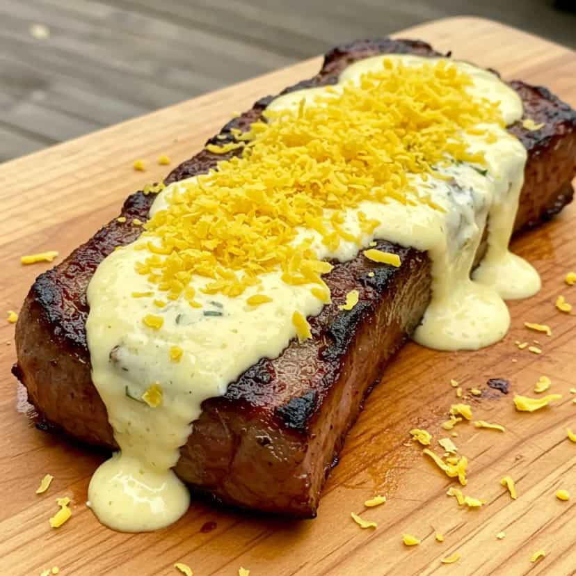 Foto deliciosa de Picanha Suculenta na Manteiga pronta para servir - Carnes & Frango