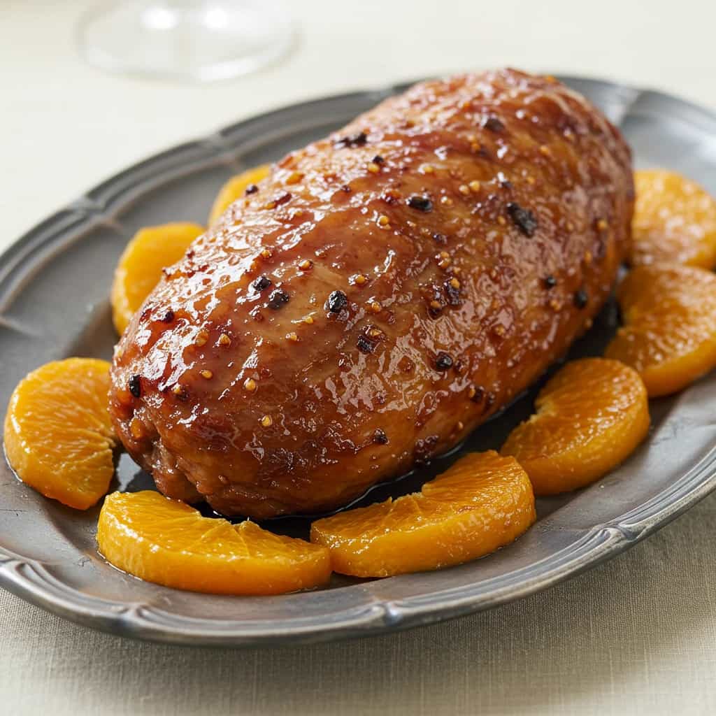 Picanha Suína ao Molho de Mostarda