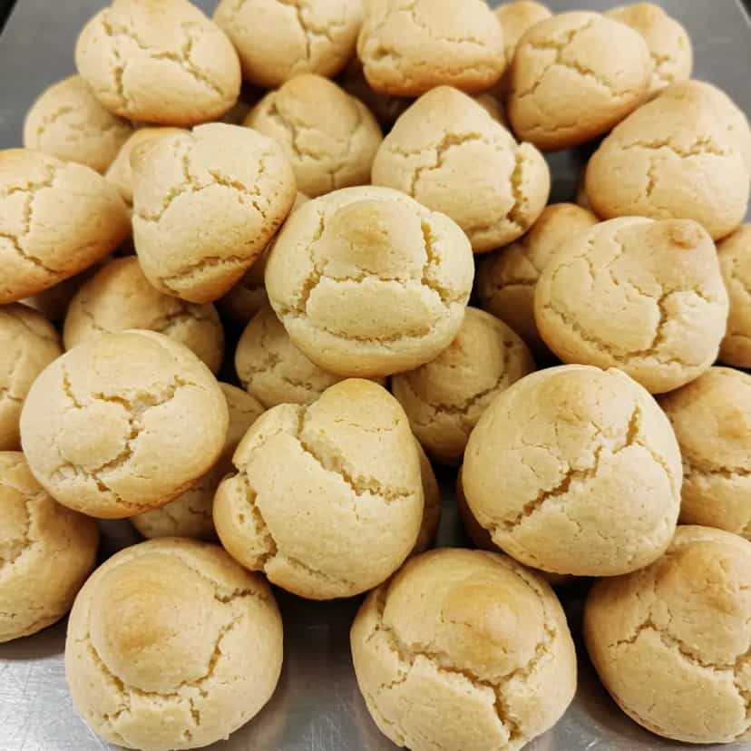 Foto deliciosa de Pipoca de Polvilho pronta para servir - Salgadinhos