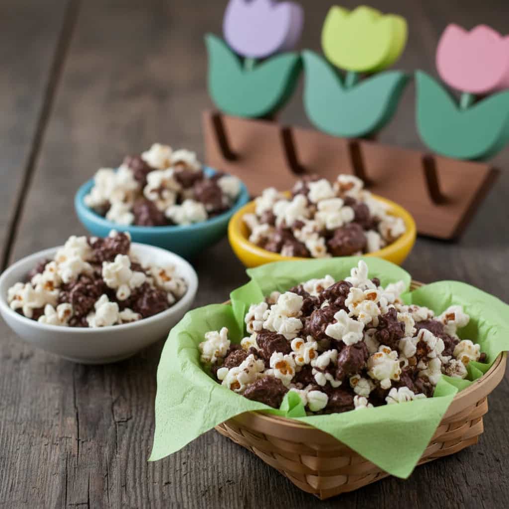 Pipoca Doce com Chocolate