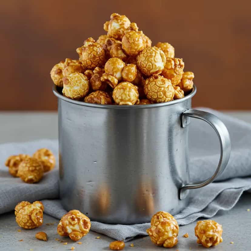 Foto deliciosa de Pipoca Doce de Leite Ninho: Receita Caseira pronta para servir - Outras Receitas