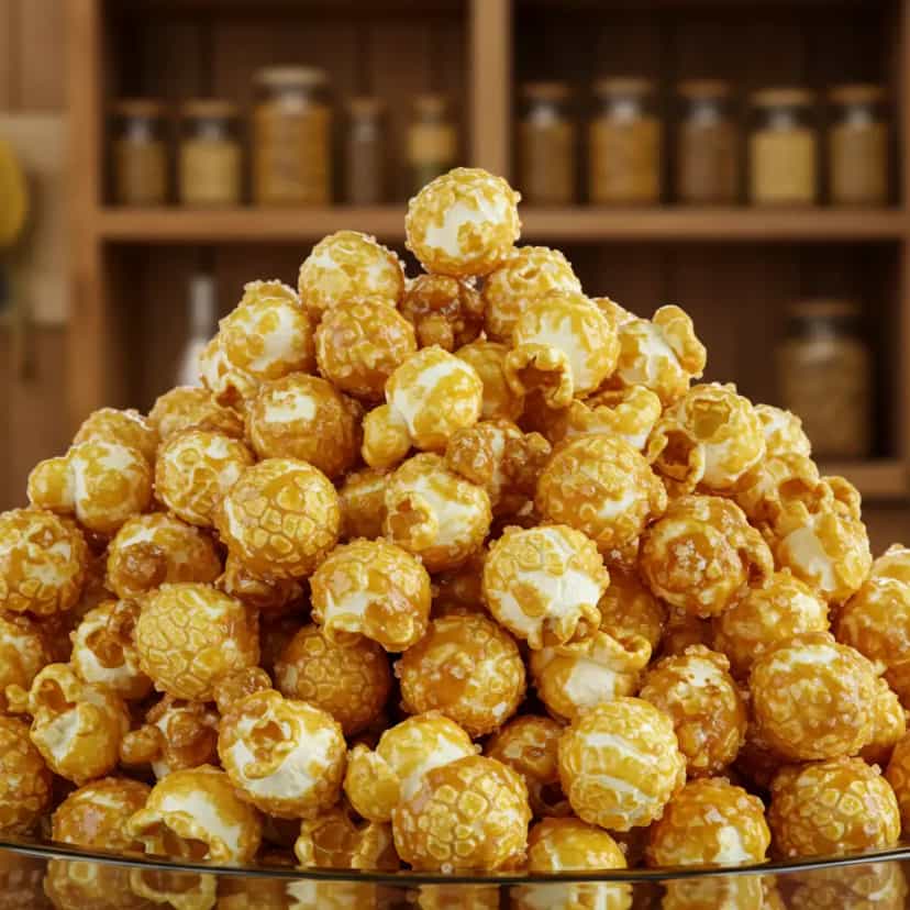 Foto deliciosa de Pipoca Doce Rápida no Micro-ondas pronta para servir - No Micro-ondas
