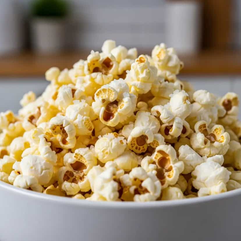 Foto deliciosa de Pipoca salgada (simples) pronta para servir - Salgadinhos