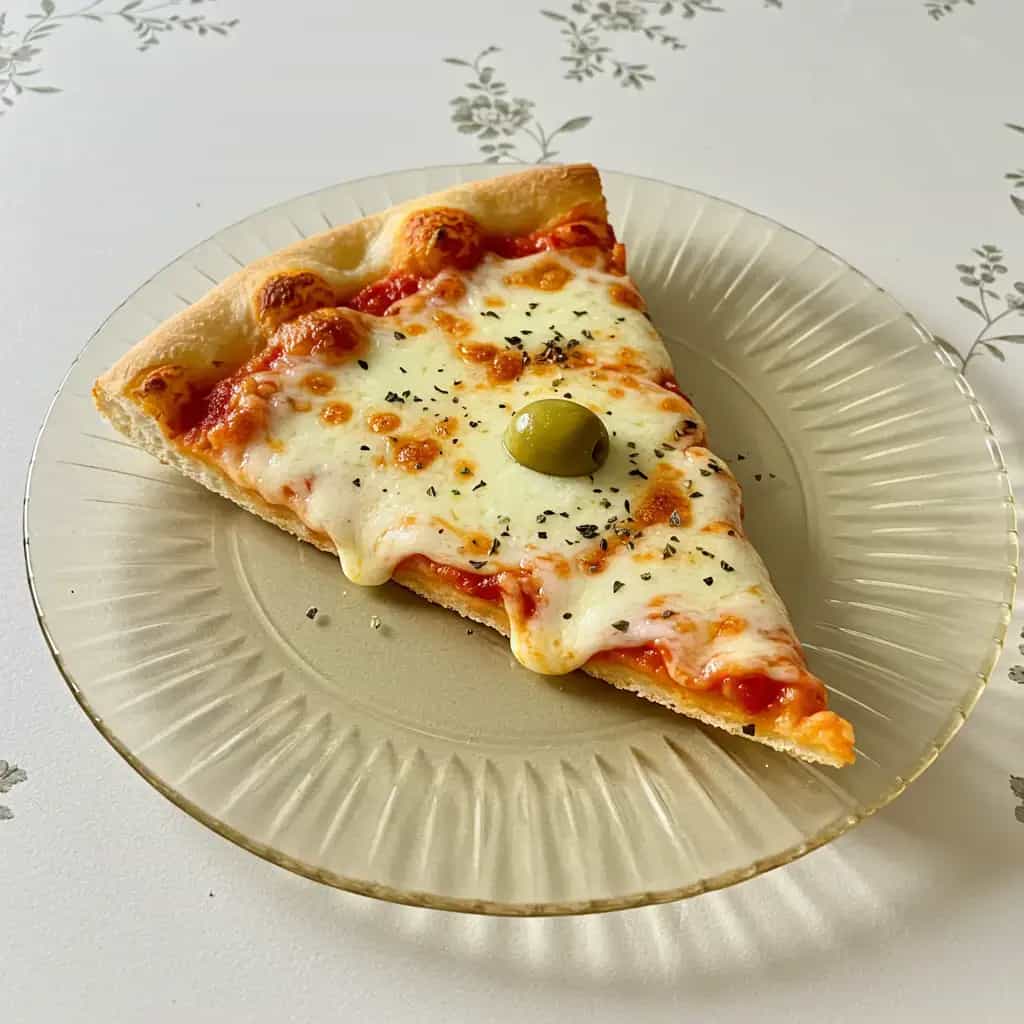 Pizza de Mussarela com Azeitonas