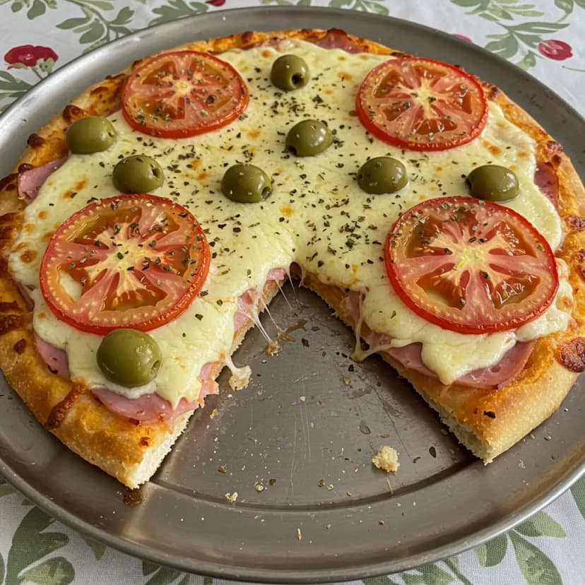 Pizza de Pão de Forma
