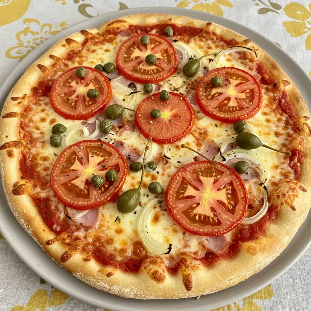 Pizza de Presunto e Queijo
