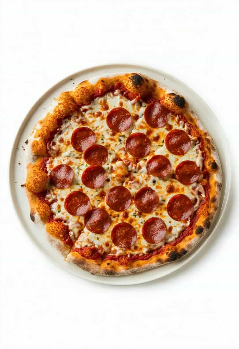 Foto deliciosa de Pizza Sem Glúten de Couve-Flor pronta para servir - Sem Glúten