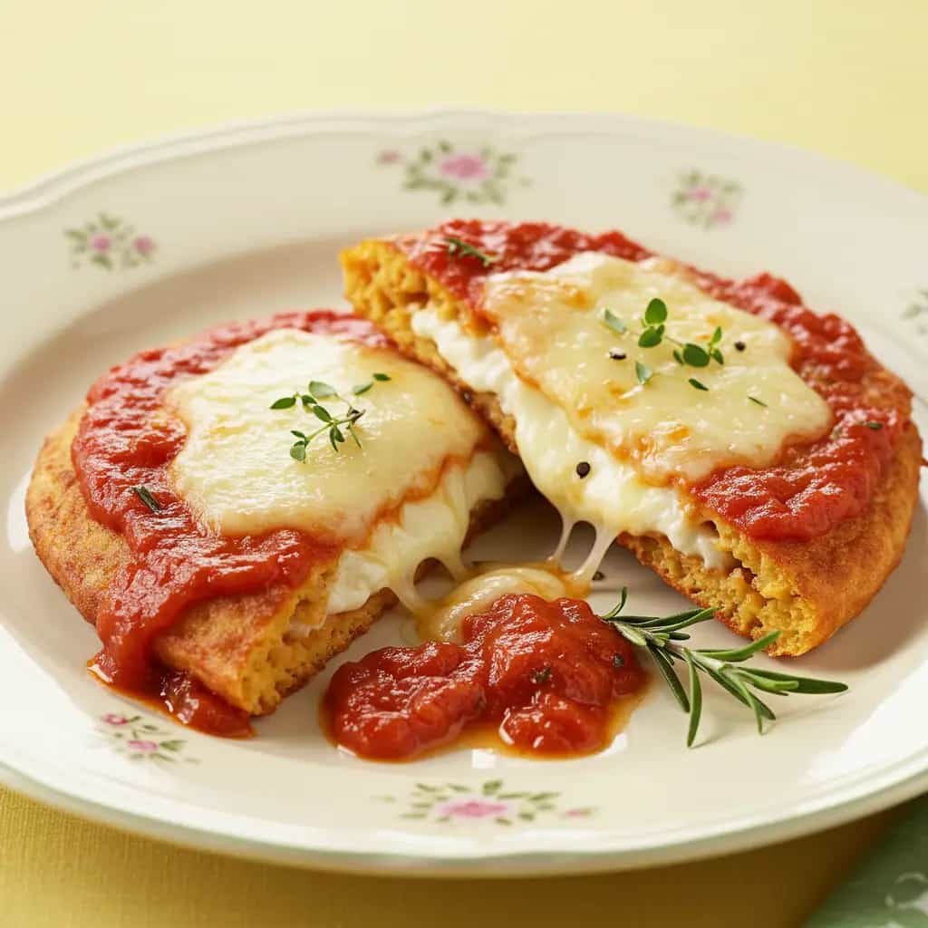 Polpetones Recheados de Mussarela ao Molho de Tomate