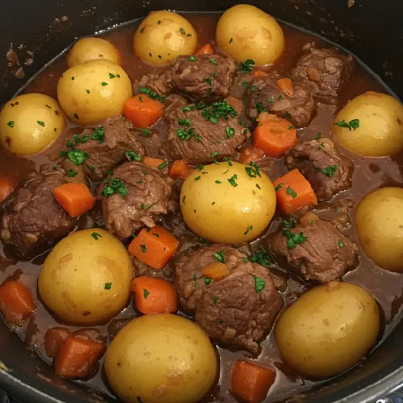 Foto deliciosa de Ponta de Peito Deliciosa na Panela de Pressão pronta para servir - Carnes & Frango