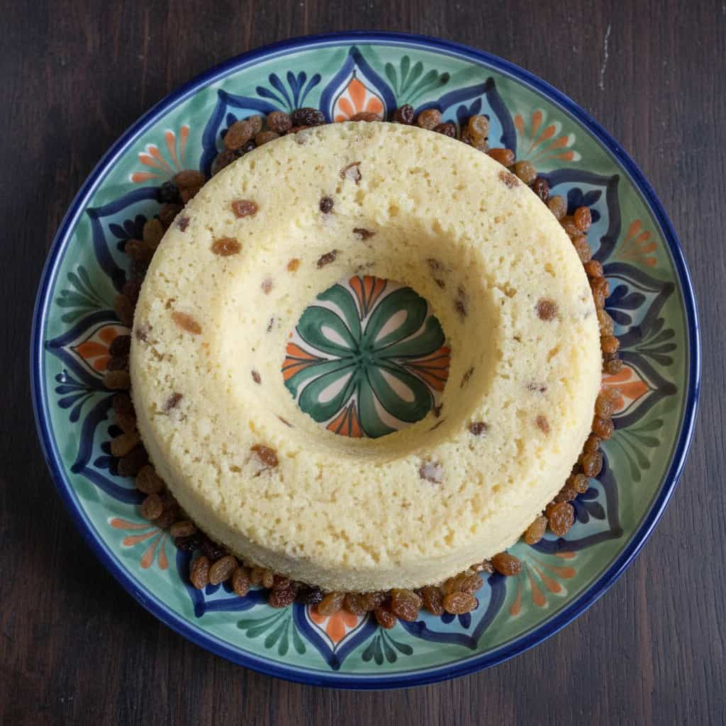 Pudim Cremoso de Arroz com Passas