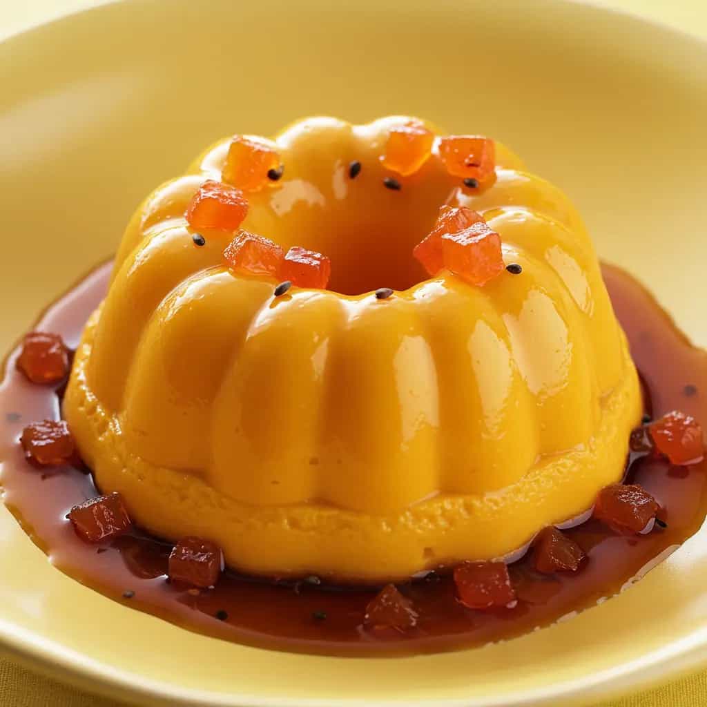 Pudim Cremoso de Mamão