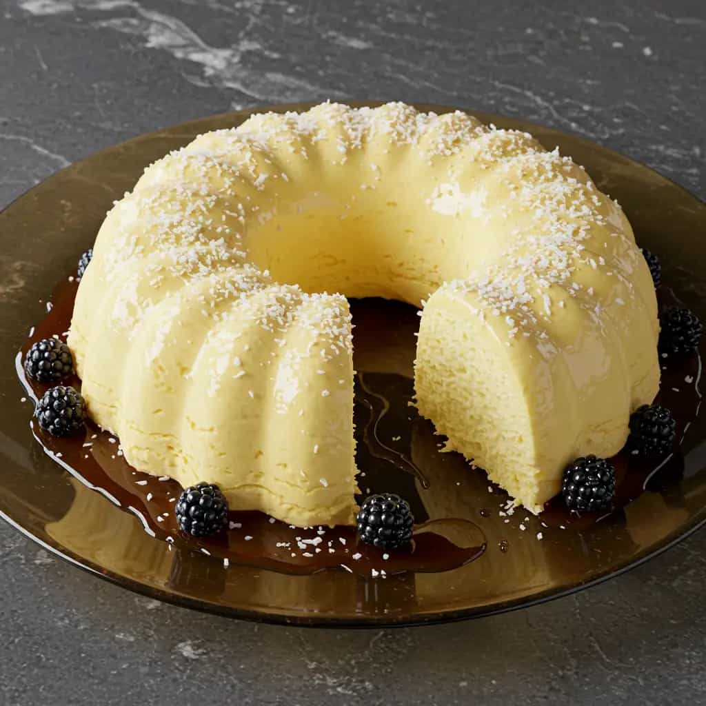 Pudim cremoso de Maria-Mole