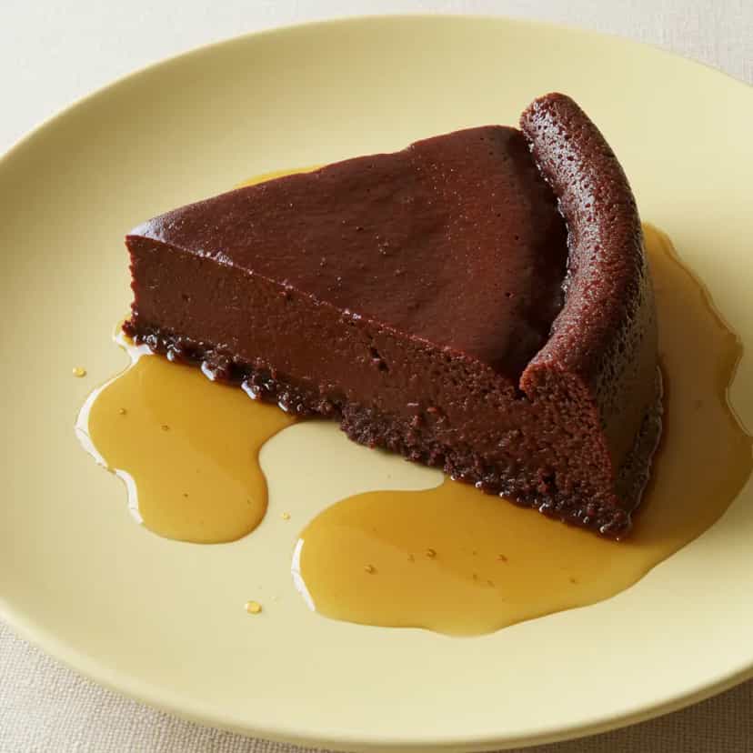 Foto deliciosa de Pudim de Chocolate Rápido no Microondas pronta para servir - Pudins & Cremes