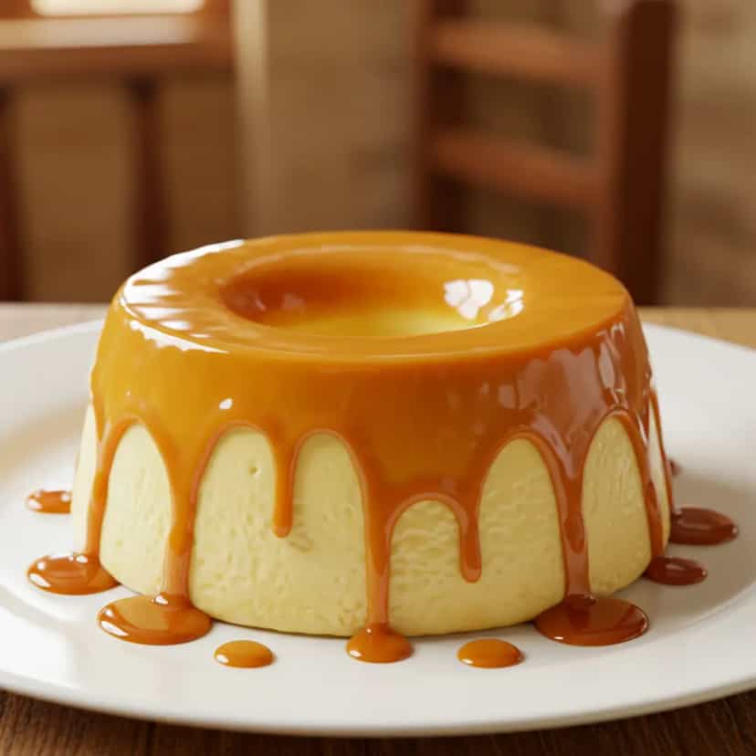 Foto deliciosa de Pudim de leite condensado de forno pronta para servir - Pudins & Cremes