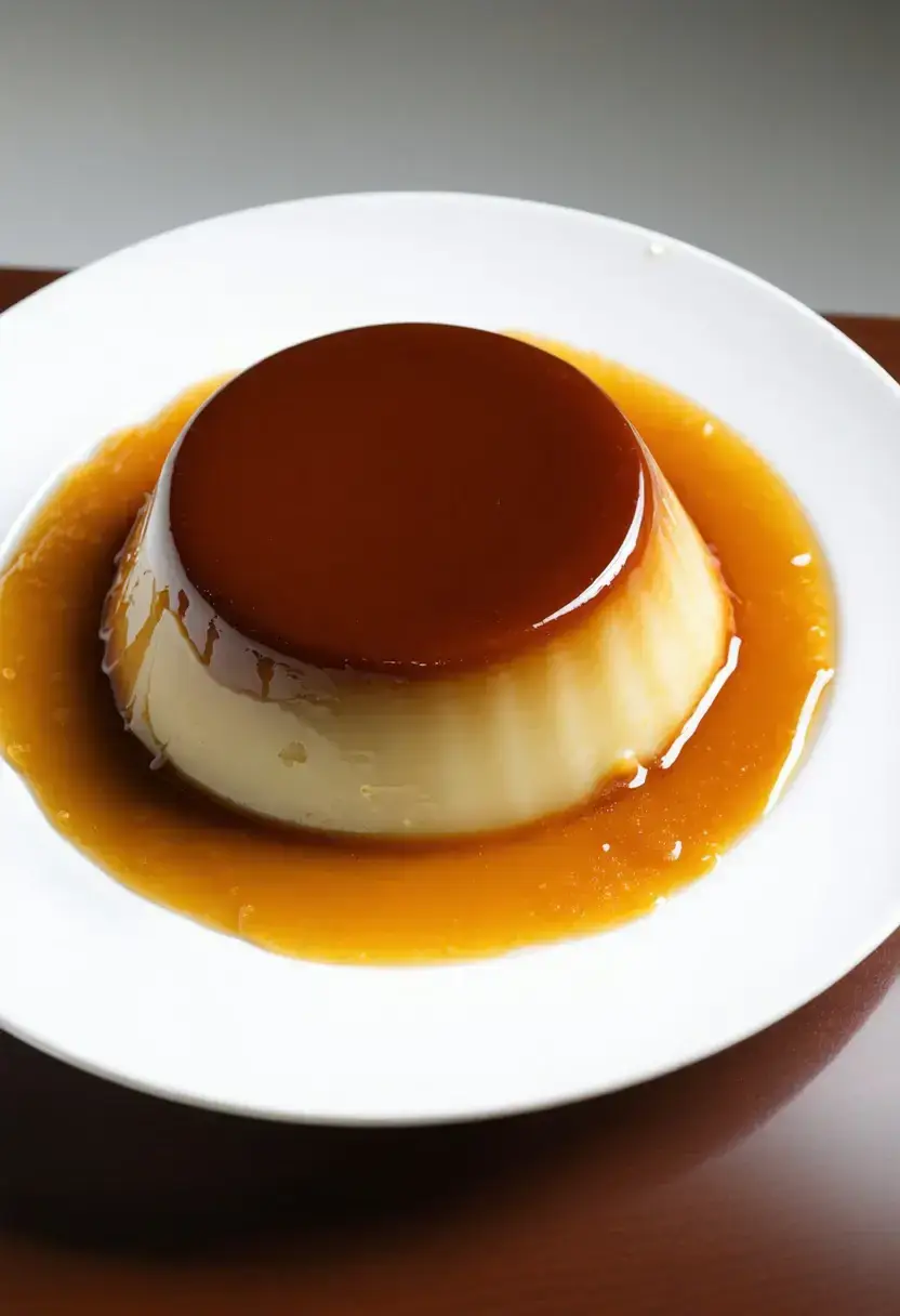 Foto deliciosa de Pudim de Leite Condensado pronta para servir - Pudins & Cremes