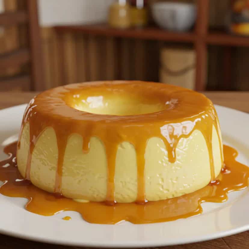 Foto deliciosa de Pudim de leite moça pronta para servir - Pudins & Cremes