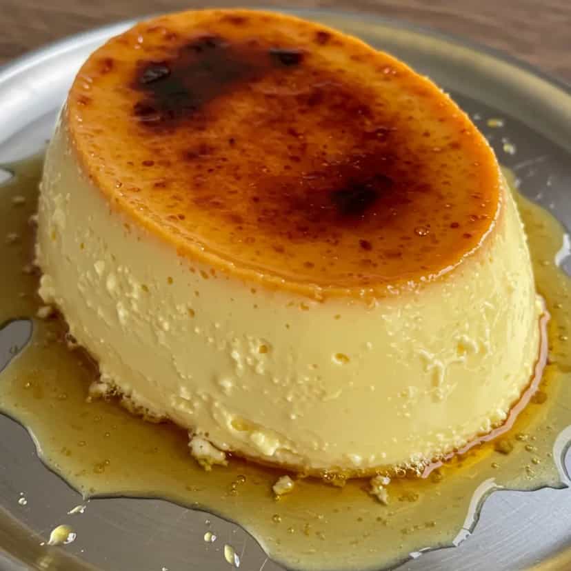 Foto deliciosa de Pudim de micro-ondas de 10 minutos pronta para servir - Pudins & Cremes