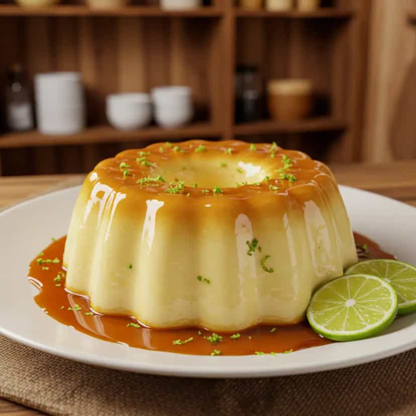 Foto deliciosa de Pudim Gelado pronta para servir - Pudins & Cremes