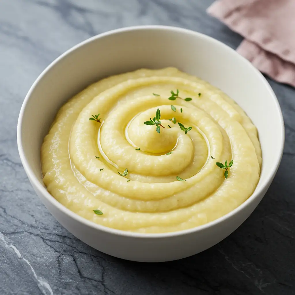 Purê de Batata Cremoso com Queijo Parmesão