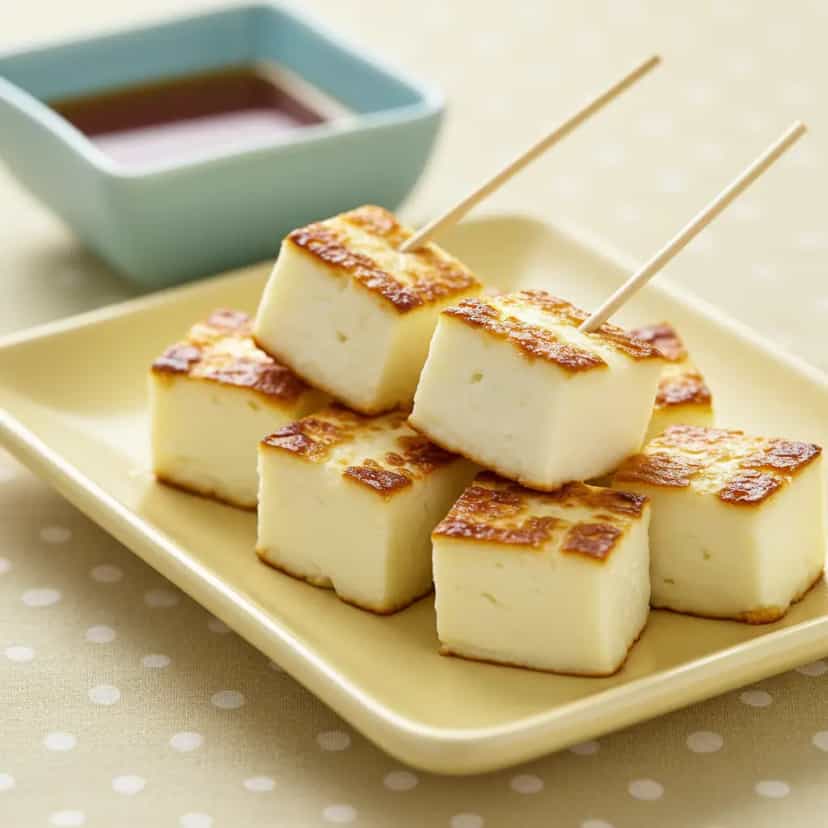 Foto deliciosa de Queijo Coalho Assado na Air Fryer pronta para servir - Salgadinhos