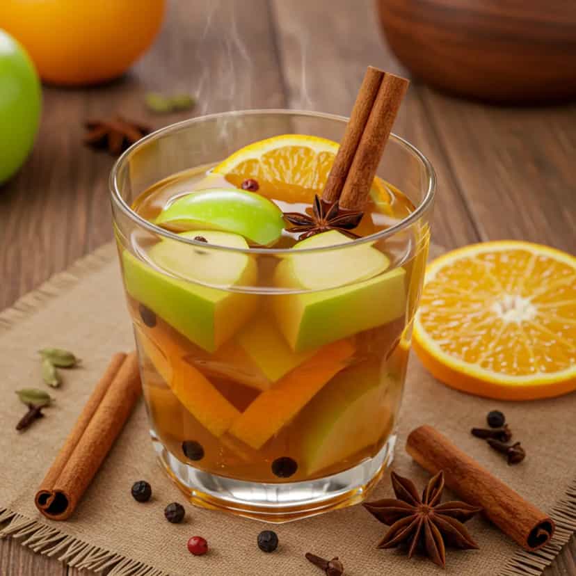 Foto deliciosa de Quentão sem álcool pronta para servir - Bebidas Quentes
