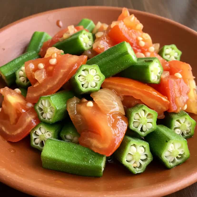 Foto deliciosa de Quiabo no Microondas: Rápido e Saboroso pronta para servir - No Micro-ondas