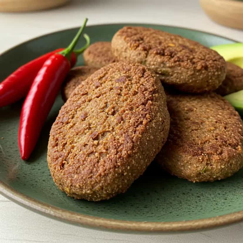 Foto deliciosa de Quibe de Batata Recheado com Carne: Receita Caseira pronta para servir - Almoço & Jantar
