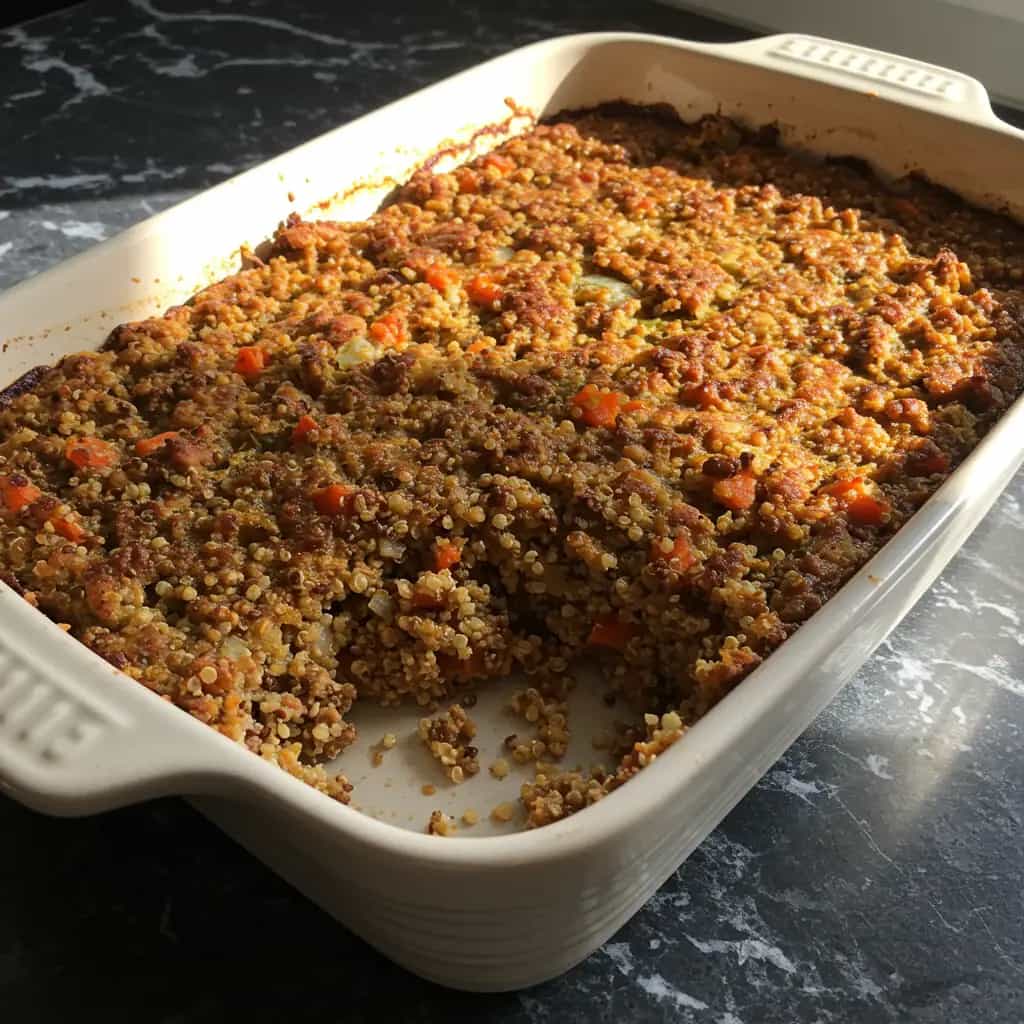 Quibe de Forno com Quinoa e Ervas Finas