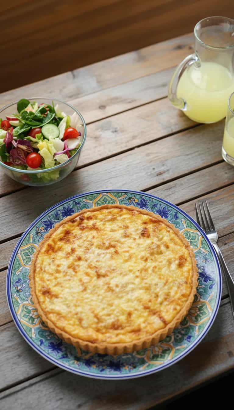 Quiche de Palmito e Mussarela