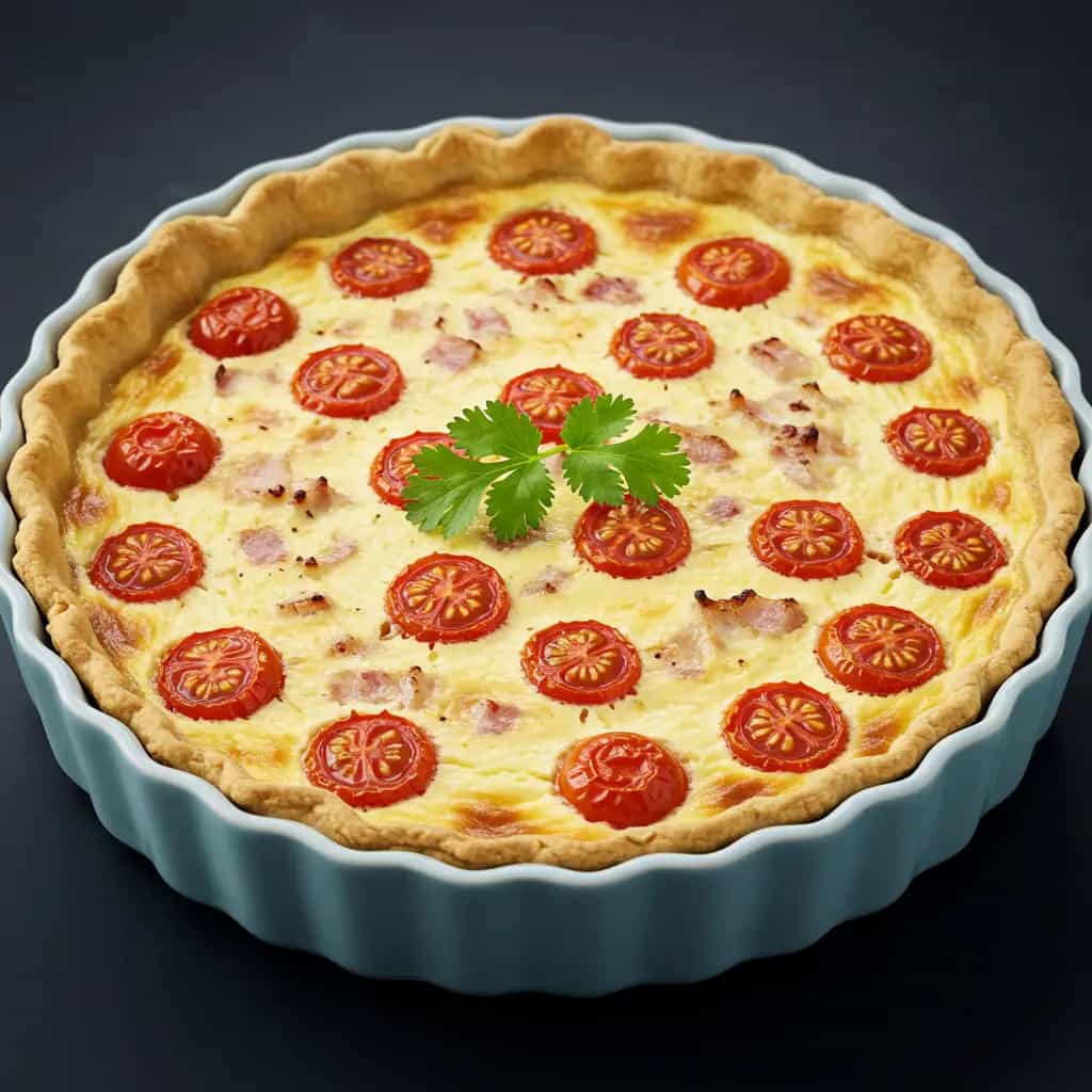 Quiche de Queijo e Cebola