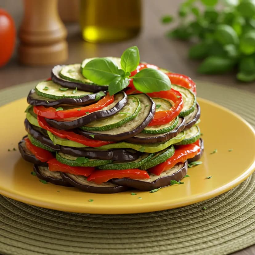 Ratatouille de Berinjela e Abobrinha