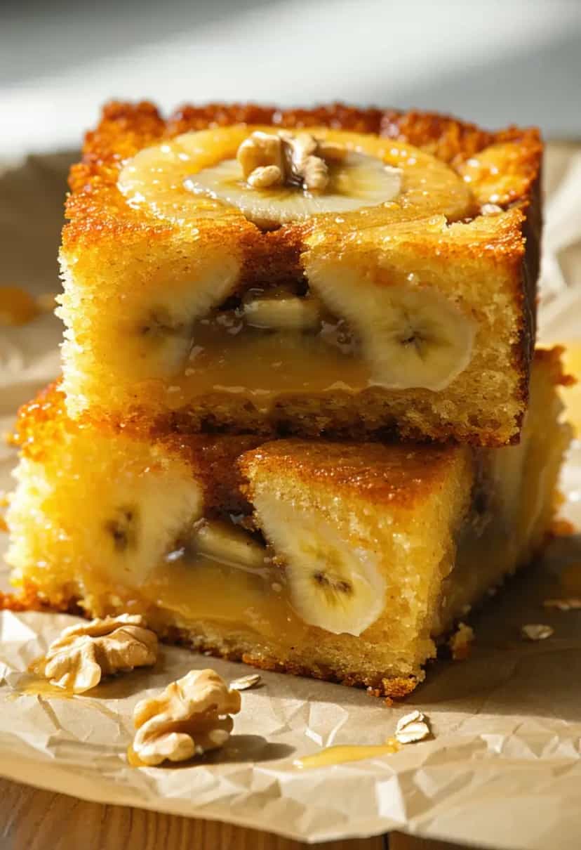 Foto deliciosa de Recheio de Bolo de Banana com Aveia pronta para servir - Aveia