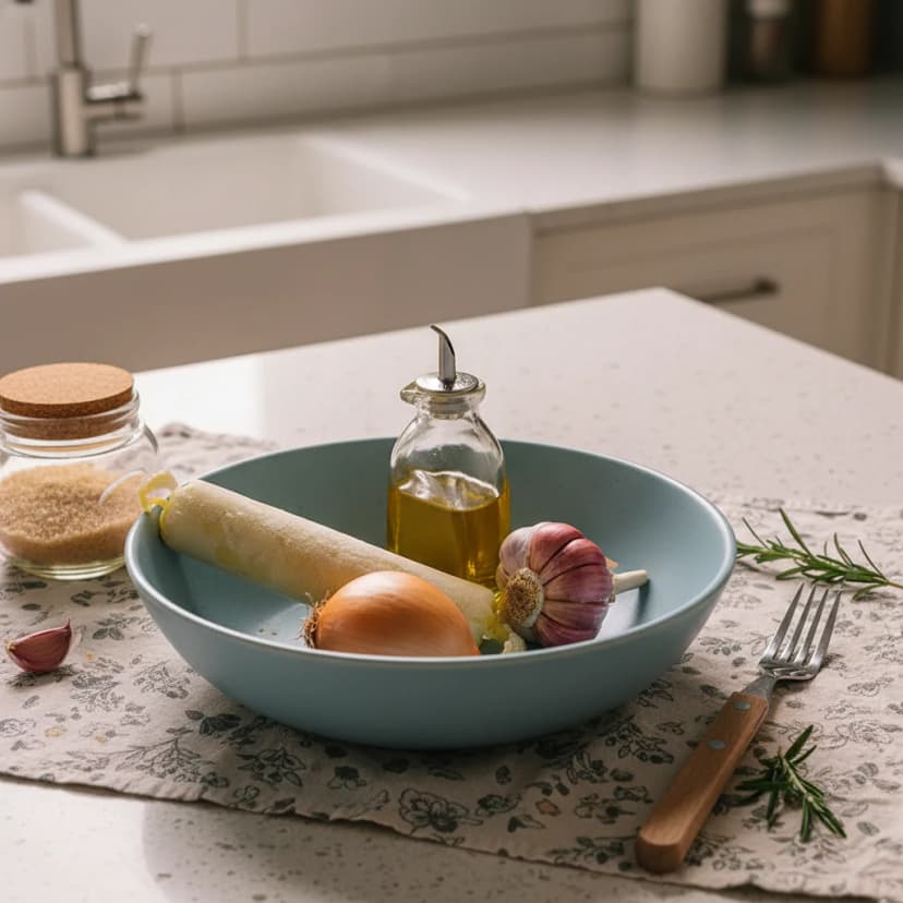 Refogado de Cebola e Alho para Congelar