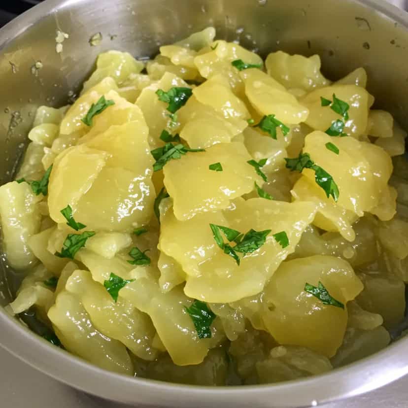 Foto deliciosa de Refogado de Filé de Tilápia com Batata e Pimentões pronta para servir - Outras Receitas