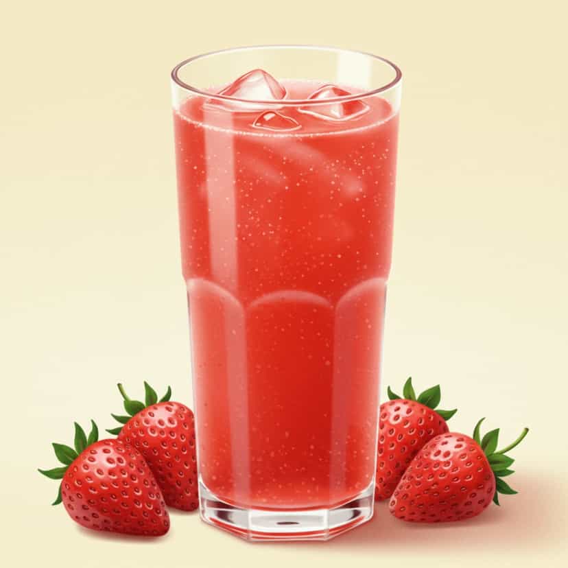 Foto deliciosa de Refrescante Coquetel de Morango pronta para servir - Coquetéis