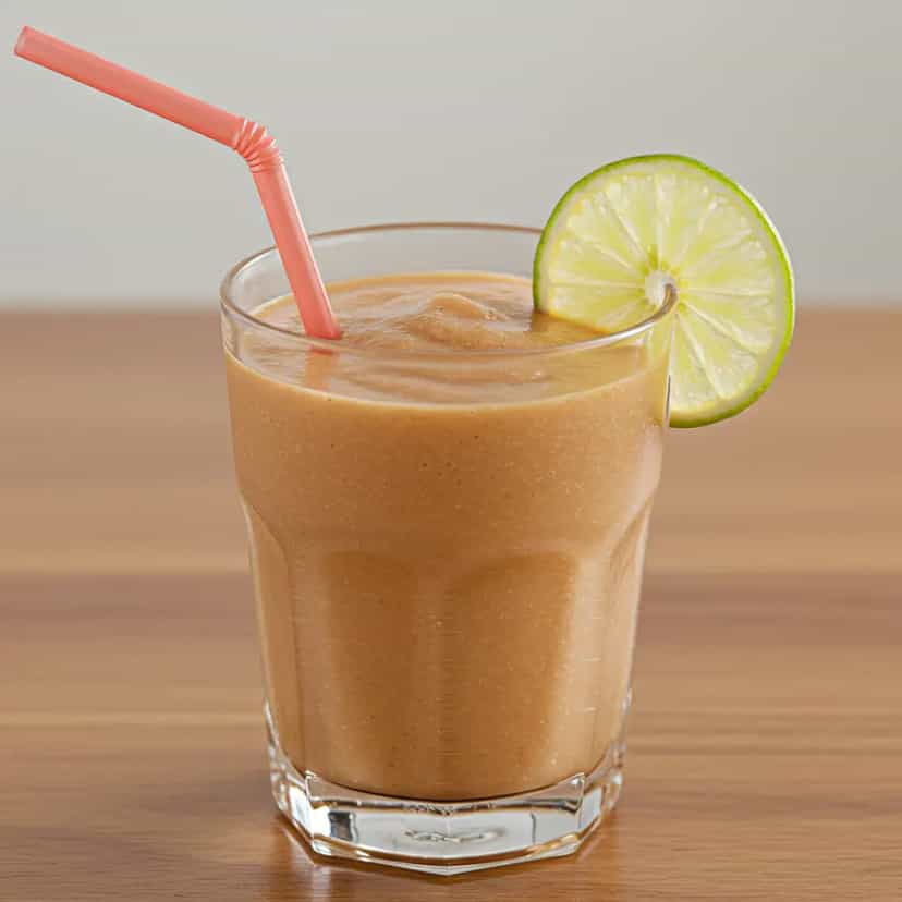 Foto deliciosa de Refrescante Mate Cítrico com Guaraná pronta para servir - Bebidas Brasileiras