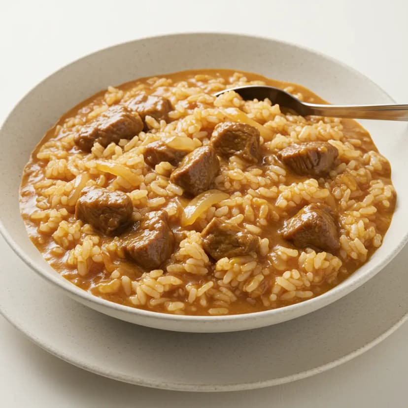 Risoto Brasileiro com Sobras de Churrasco