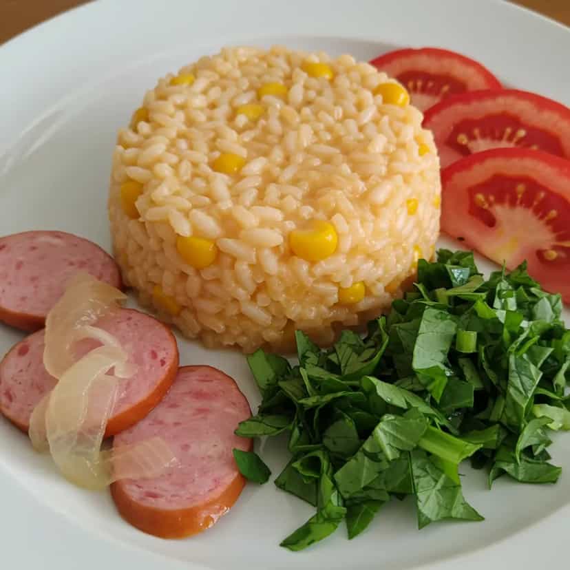 Foto deliciosa de Risoto Cremoso de Atum pronta para servir - Outras Receitas