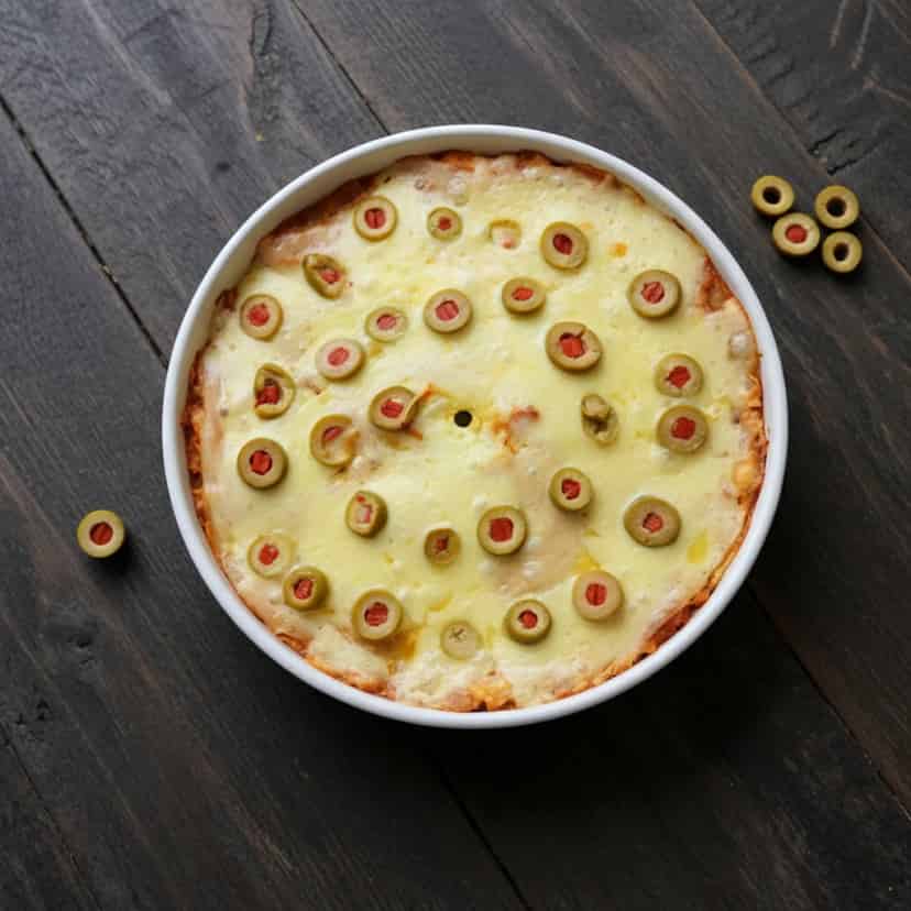 Risoto Cremoso de Frango com Mussarela