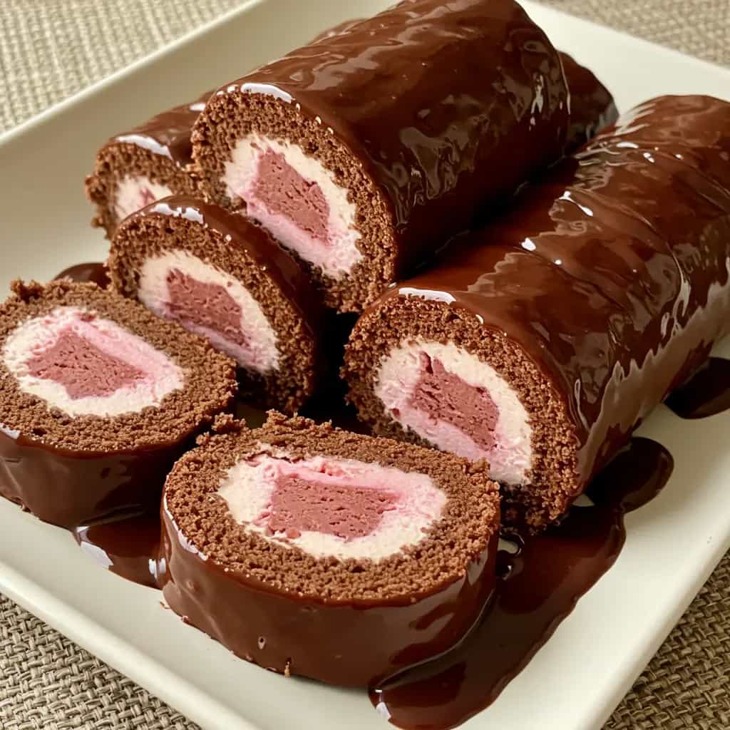 Rocambole de Chocolate Gelado: Receita Rápida