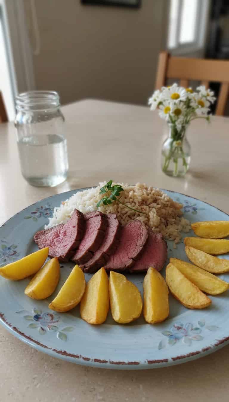Rosbife de filé mignon com vinho do Porto