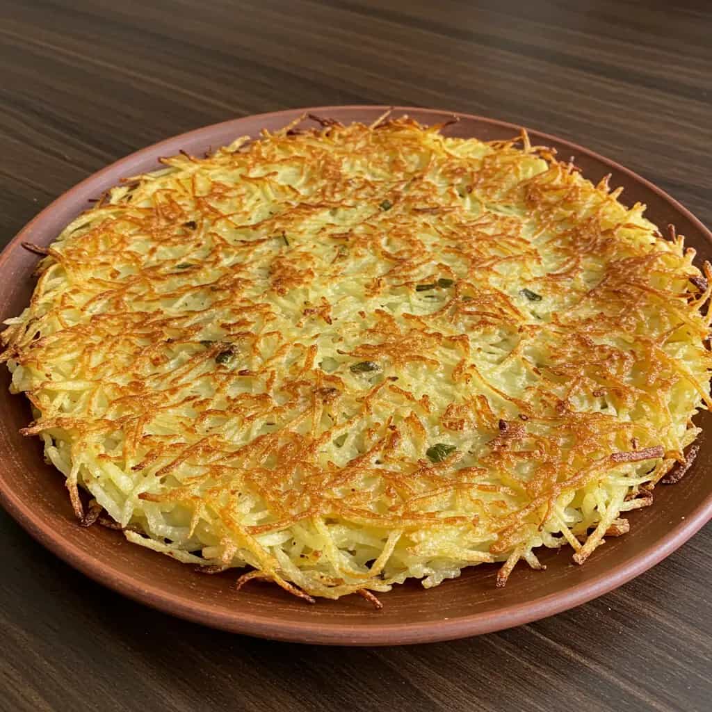 Rosti de Batata com Peru Defumado