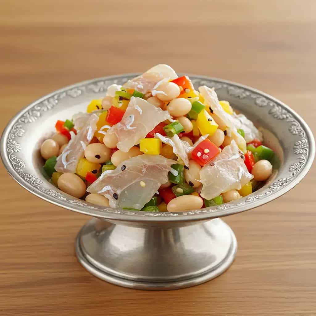 Salada de Bacalhau e Feijão-Fradinho