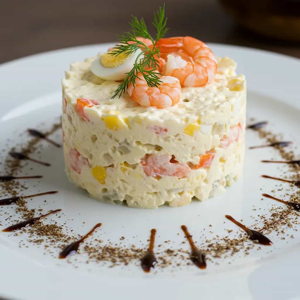 Salada de Camarão com Maionese