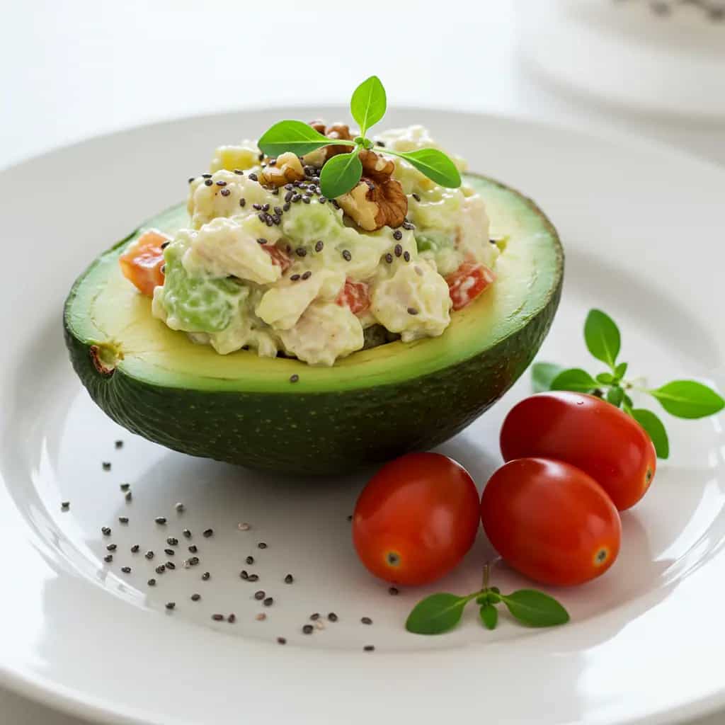Salada de Frango com Abacate