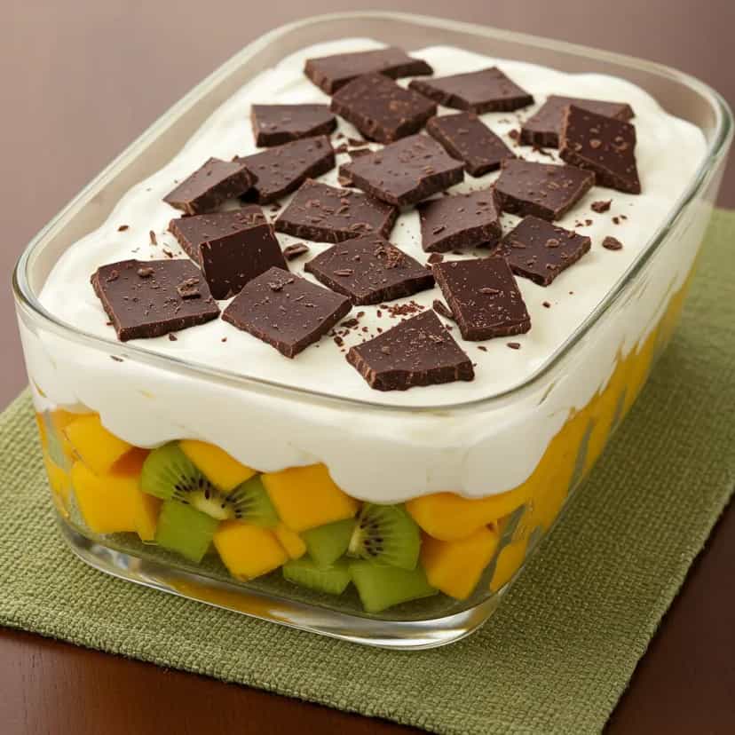 Foto deliciosa de Salada de Frutas com Creme de Leite Condensado pronta para servir - Outras Receitas