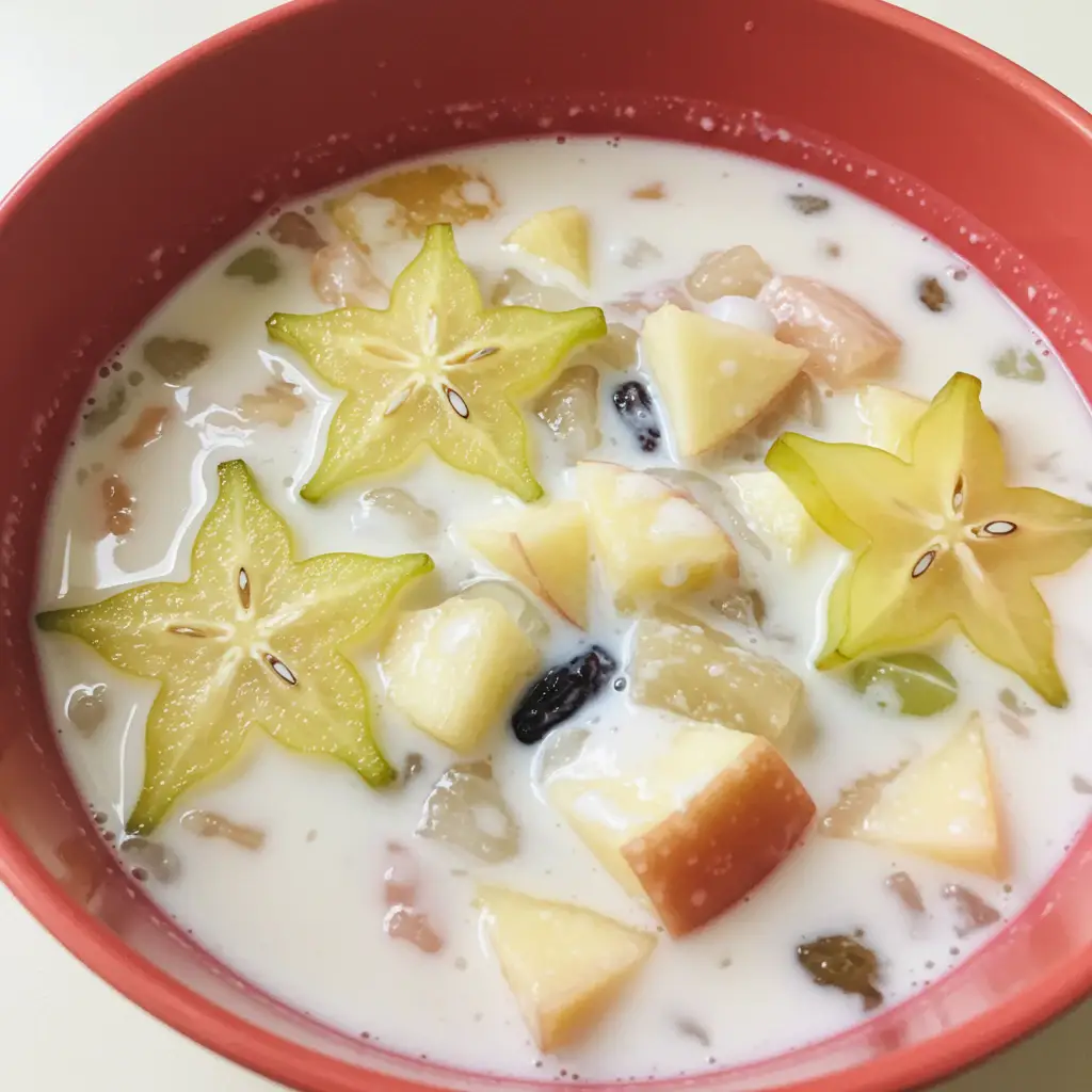 Salada de Frutas Tropical com Leite de Coco